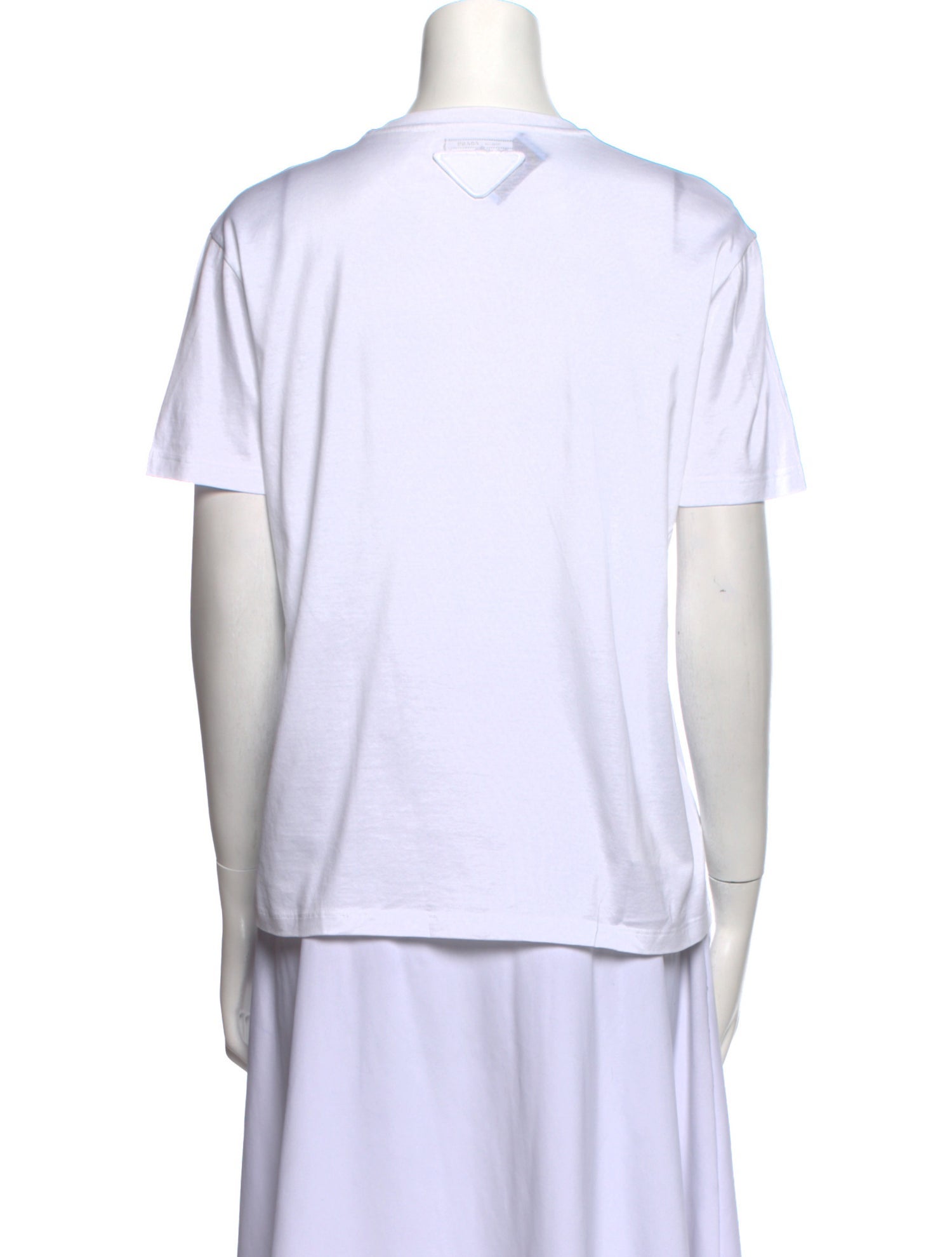 Prada Crew Neck Short Sleeve T-Shirt